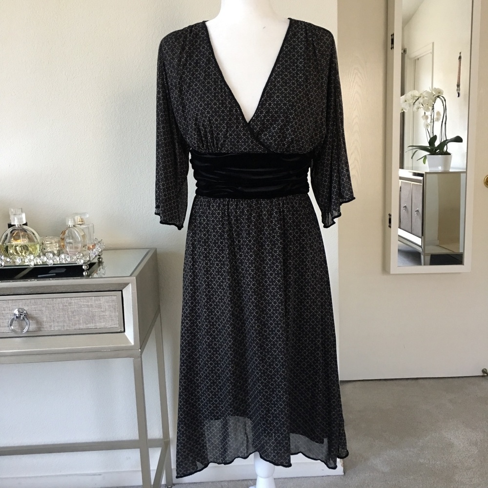 Studio M knit v neck dress
